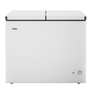 海尔（Haier）215升双箱双温商用家用冰柜 囤货双温柜蝶门卧式冰柜家用小型冰箱冷柜保鲜柜FCD-215LHSD 白色