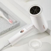 MELING 美菱 电吹风机家用大功率高浓度负离子护发恒温吹风筒 皓月白