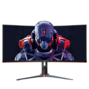 1号0点开始：AOC 34英寸 带鱼屏 WQHD 165Hz HVA快速液晶 1ms HDR10 21:9 曲面电竞显示器CU34G2XP