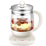 苏泊尔（SUPOR）养生壶 1.5L煮茶器花茶壶 电水壶烧水壶电热水壶开水壶 保温煮茶壶玻璃电茶壶 SW-15YJ33