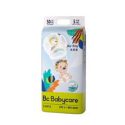 bc babycare Air pro新升级 呼吸裤 纸尿裤 极薄干爽透气 婴儿尿不湿 小码S4片 (试用装)