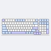 VGN V98PRO-V2 客制化机械键盘 三模连接 热插拔 gasket结构 V98Pro V2 蓝莓冰淇淋轴