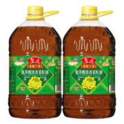 Luhua 鲁花 香飘万家低芥酸浓香菜籽油 5L*2桶