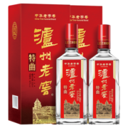 泸州老窖 特曲十代 中华老字号 52度 浓香型白酒 纯粮食高度白酒 特曲 双瓶装500ML*2