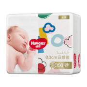 京东百亿补贴：Huggies 好奇 金装纸尿裤尿不湿 超薄柔软透气 XXL 28片(15kg以上)