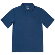 北面（The North Face）POLO衫短袖男T恤透气夏季户外半袖7WE8【经典款】 HDC/蓝色 M/170(建议拍小一码)