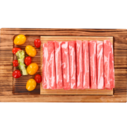 草原宏宝 国产 内蒙原切脆骨羊肉片 净重500g/袋 冷冻 火锅 地理标志认证