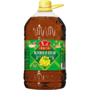 鲁花 非转基因物理压榨低芥酸浓香菜籽油 5L*2件