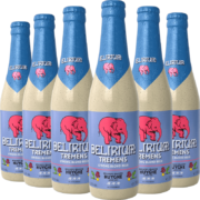 再降价：粉象（Delirium）浅粉象啤酒 精酿 啤酒 330ml*6瓶 比利时进口