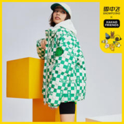 雪中飞 男女同款秋冬新款时尚潮流短款羽绒服男女