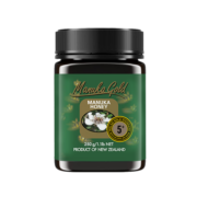 金标麦卢卡蜂蜜(Manuka Gold)UMF5+ 250g 新西兰原瓶进口