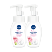 妮维雅（NIVEA）氨基酸洗面奶泡沫温和不紧绷云柔植萃匀净透亮洁面泡180ml双支装