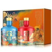 88VIP会员：舍得 品味舍得·中国神话人物套装之追天者 52%vol 浓香型白酒 500ml*2瓶 礼盒装