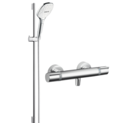 汉斯格雅（Hansgrohe） 飞雨Select120淋浴花洒套装 方形手持+恒温龙头15368