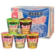 CUP NOODLES 合味道 日清合味道Big大杯整箱海鲜猪骨豚骨五香XO酱海鲜泡面即食方便面