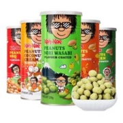Koh-Kae 大哥 泰国进口大哥芥末味花生豆230g罐装烧烤鸡虾休闲零食小吃