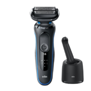 京东plus: 博朗（BRAUN）高效5系7200CC+升级版清洁护理中心电动剃须刀剃须刀往复式刮胡刀礼盒送男友