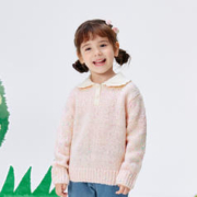 巴拉巴拉 女童儿童毛衣2023新款秋冬宝宝针织衫小童