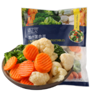 plus会员：浦之灵 加州混合杂菜900g/袋 西兰花 胡萝卜 轻食餐饮