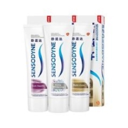 SENSODYNE 舒适达 家庭装抗敏感牙膏防蛀保护牙龈亮白 335g（100g×3+便携装35g×1）