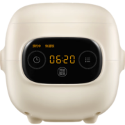 美的（Midea） （Midea）电饭煲 智能电饭锅小容量1-2人食1.2L迷你宿舍萌趣 黑晶不粘内胆蒸煮米饭锅 定时预约 FB12X1-306E