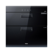 海尔（Haier）消毒柜家用嵌入式 消毒碗柜 奶瓶消毒 双二星级 紫外线+光波巴氏消毒0臭氧 母婴消毒童锁保护LCS