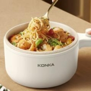 限移动端、京东百亿补贴：KONKA 康佳 电煮锅 电火锅 1.5L迷你电锅不粘锅 KGZG-15M08