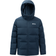 安踏 雪壳羽绒服男 冬季保暖连帽短款