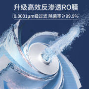 远大健科净水器直饮家用RO反渗透纯水机600G厨下自来水前置过滤器