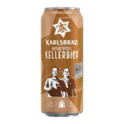 卡斯布鲁（KARLSBRÄU） 窖藏拉格啤酒 500ml*24听 整箱装 德国原装进口