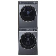 Haier 海尔 新纤美系列 XQG100-BD14376LU1+HGY100-F376U1 热泵洗烘套装 极夜灰