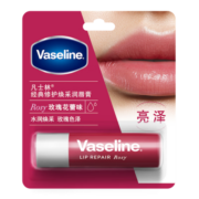 凡士林(Vaseline)修护润唇膏玫瑰花蕾味3.5G 保湿补水防干裂去死皮