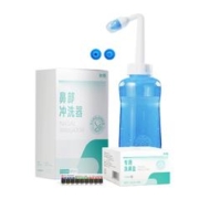 如悦医疗洗鼻器300ML+30包盐+双喷头+温度贴
