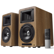 漫步者（EDIFIER）AIRPULSE A80 书架式有源音箱 蓝牙音箱 客厅音响 电视音响 胡桃木