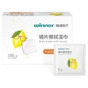 winner 稳健医疗 稳健（Winner）一次性镜片擦拭清洁湿巾6*10cm100片