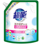 超能洗衣液洁2kg*2袋*3件【共24斤】