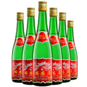 百亿补贴：西凤酒 绿瓶高脖 55%vol 凤香型白酒 500ml*6瓶 整箱装