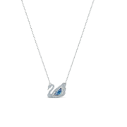 SWAROVSKI施华洛世奇 蓝调天鹅项链 时尚饰品 礼物 送女友 5533397