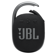 JBL CLIP4 无线音乐盒四代 蓝牙便携音箱 低音炮 户外迷你音箱 防尘防水 超长续航 一体式卡扣 黑色