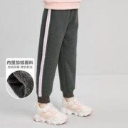 Deesha 笛莎 女童薄绒长裤春季儿童运动休闲裤子