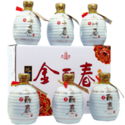 塔牌 金丽春十年 半干型 绍兴黄酒 350ml*6瓶 整箱装 特型酒礼盒装