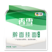 Plus会员，概率券:香雪 麦香擀面 挂面 （套装）宽面  1kg*3  3kg