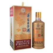 茅台（MOUTAI）贵州茅台酒 茅台王子酒 53度 酱香型白酒 500ml 酱香经典单瓶