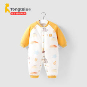 Tongtai 童泰 新生婴儿儿衣服宝宝秋冬季套装夹棉连体衣棉衣婴儿和尚服冬装