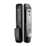 凯迪仕（KAADAS）K20-V智能门锁 APP可视猫眼智能锁指纹锁 全自动远程临时密码锁 太空灰
