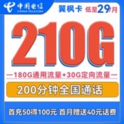 中国电信 翼枫卡