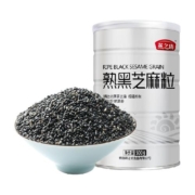 燕之坊熟黑芝麻粒500g五谷杂粮米粗粮零食芝麻伴侣即食烘焙熟芝麻