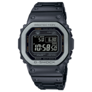 卡西欧（CASIO）G-SHOCK礼物推荐男表经典35周年限定街头说唱小方块金属小方表 新黑武士GMW-B5000MB-1