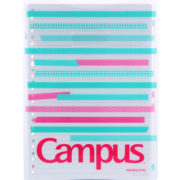 国誉（KOKUYO）Campus活页纸便携袋彩色贴纸 B5/30张 3色随机WCN-CLL1330