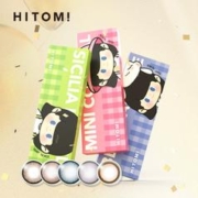 HITOMI希多蜜元气懒人美瞳日抛10片自然混血